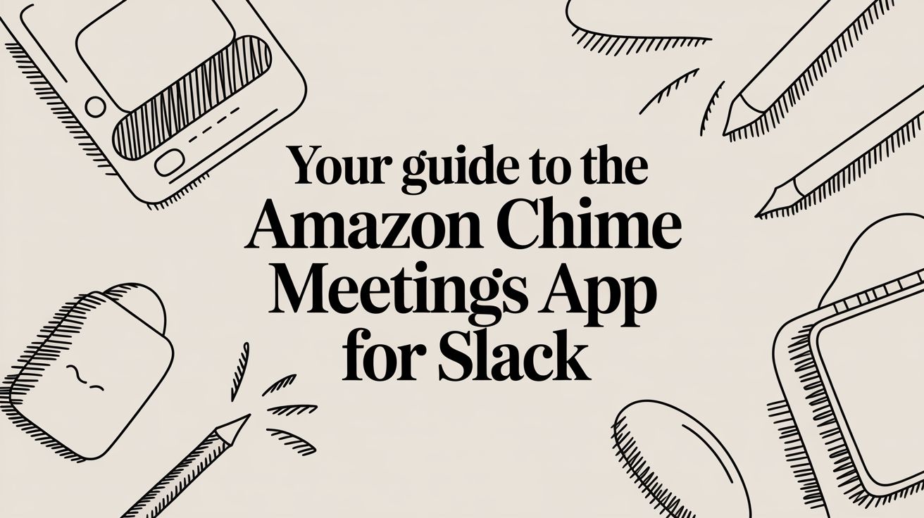 Your Guide to the Amazon Chime Meetings App for Slack