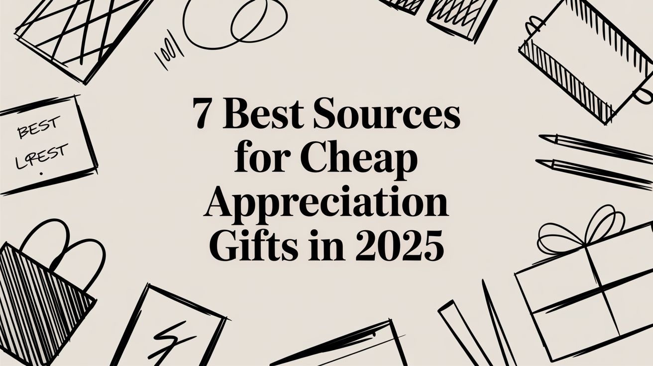 7 Best Sources for Cheap Appreciation Gifts in 2025