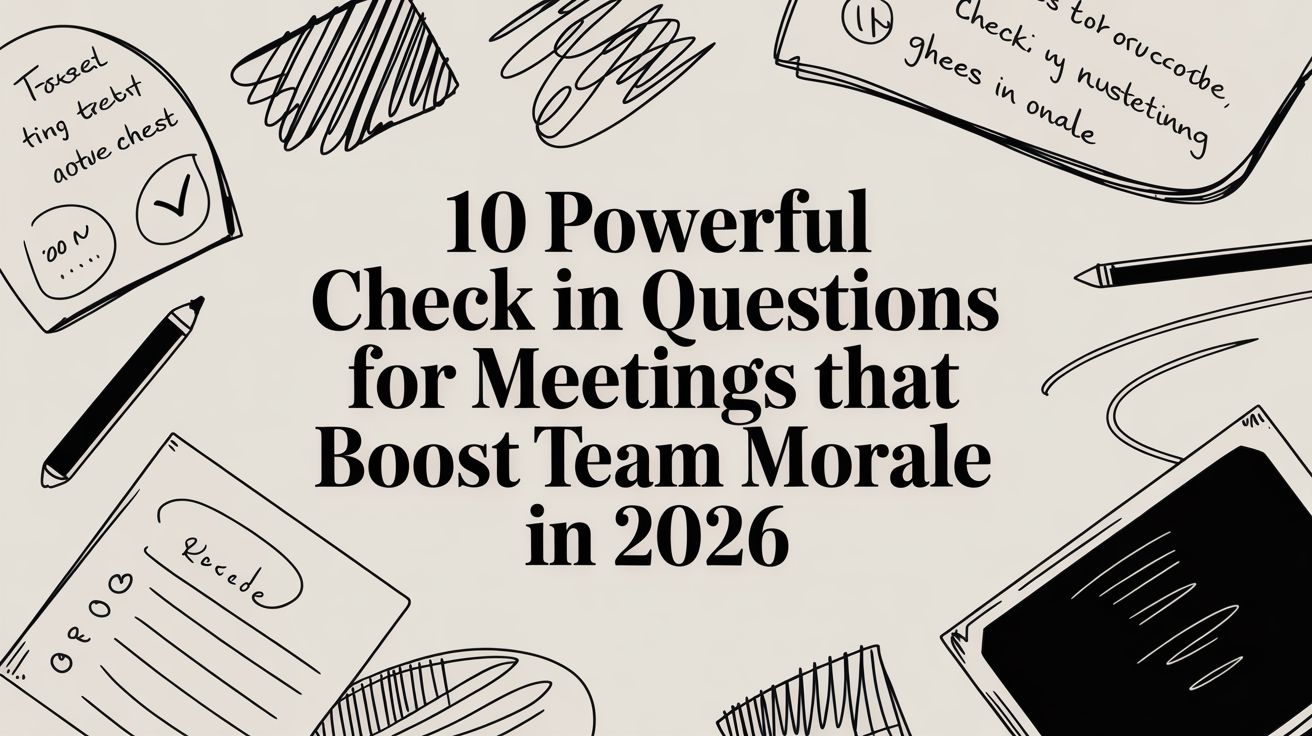 10 Powerful Check In Questions for Meetings That Boost Team Morale in 2026