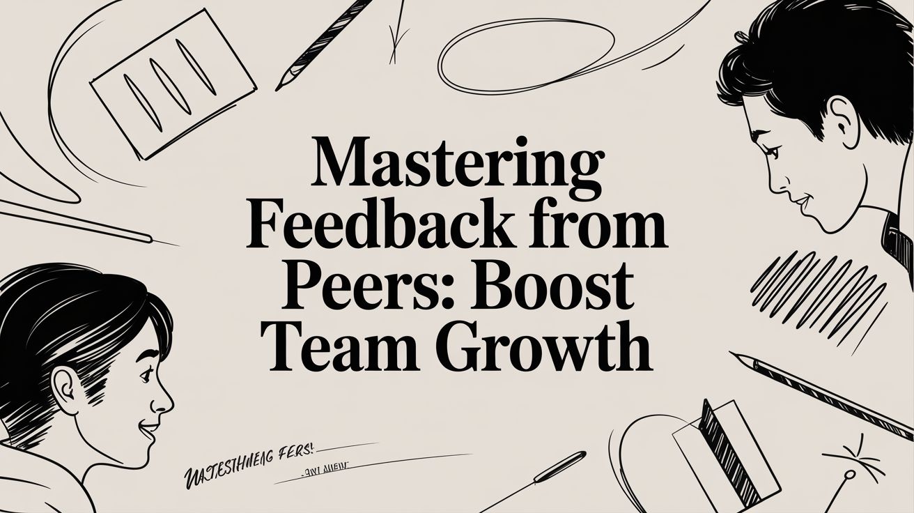 Mastering feedback from peers: Boost Team Growth
