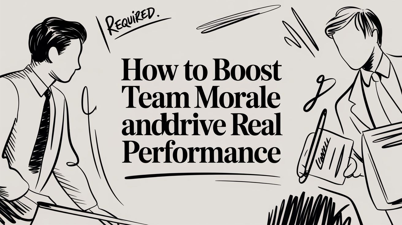 How to Boost Team Morale and Drive Real Performance