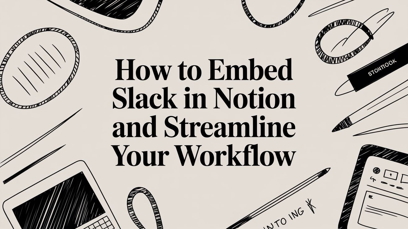 How to Embed Slack in Notion and Streamline Your Workflow