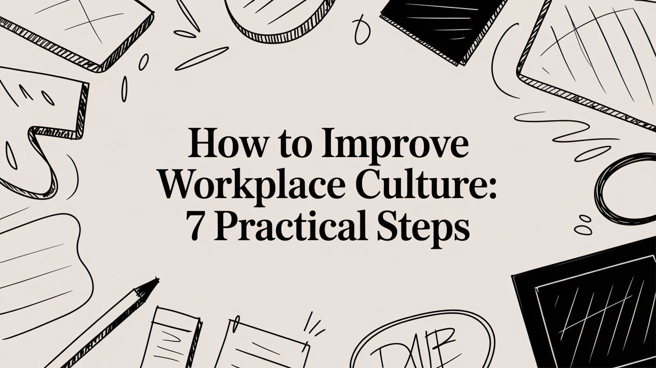 How to improve workplace culture: 7 practical steps