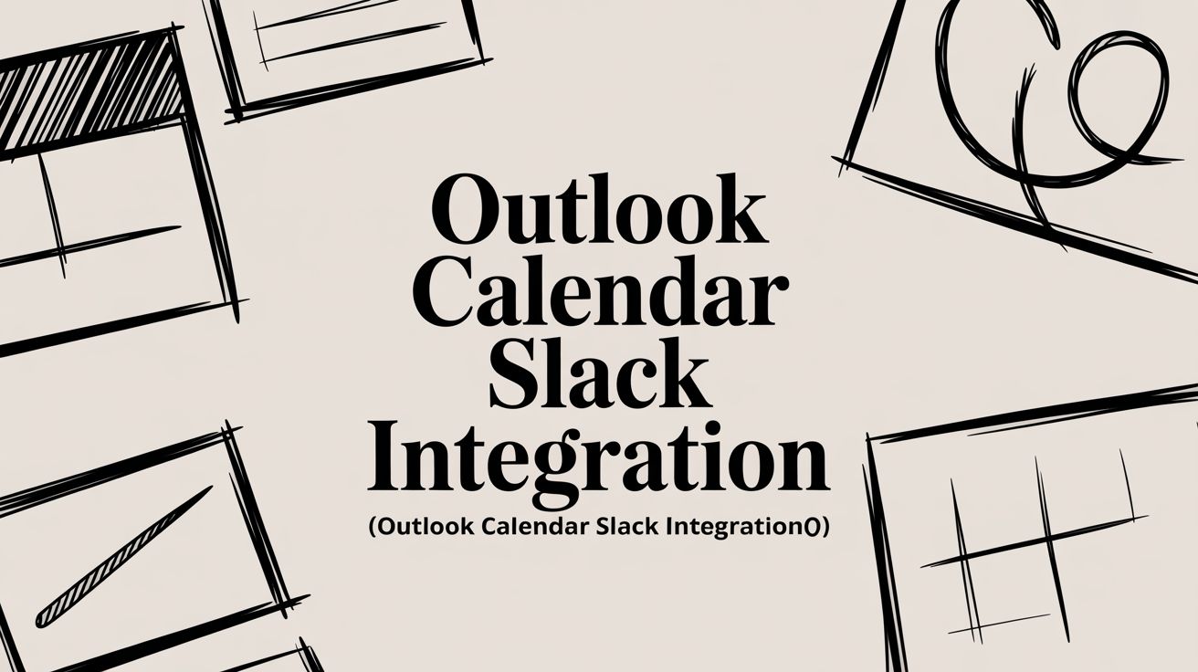 Outlook Calendar Slack Integration: How to Connect, Sync, and Link Outlook Calendar With Slack