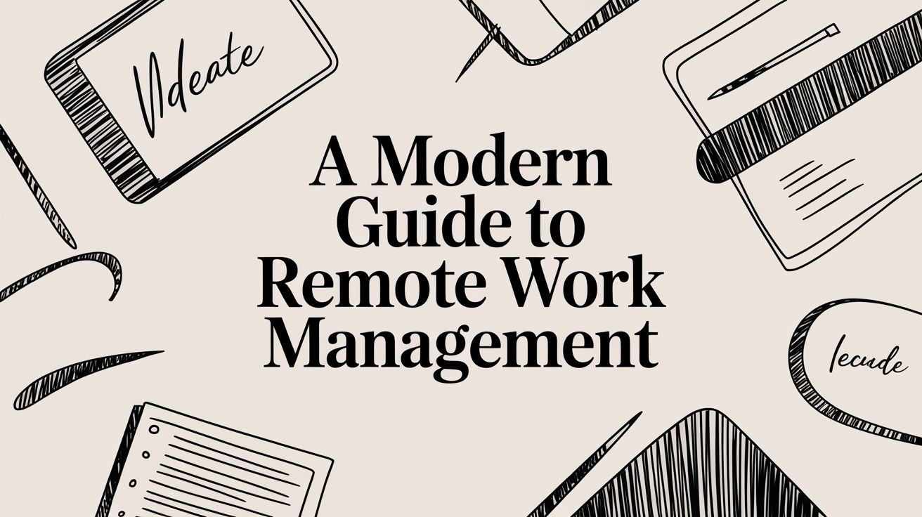 A Modern Guide to Remote Work Management