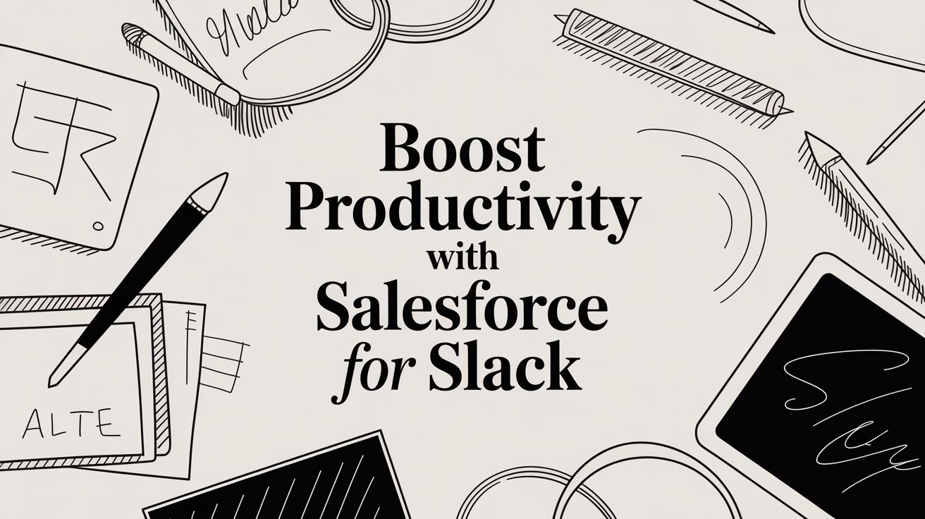 Boost Productivity With Salesforce for Slack