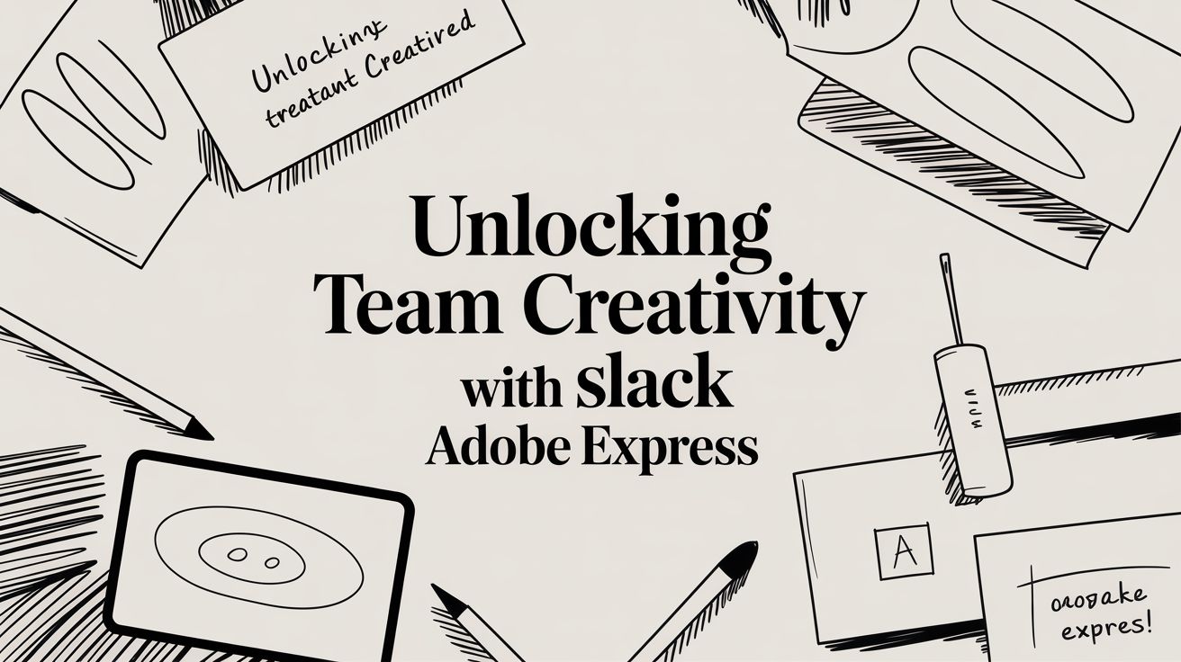 Unlocking Team Creativity with Slack Adobe Express