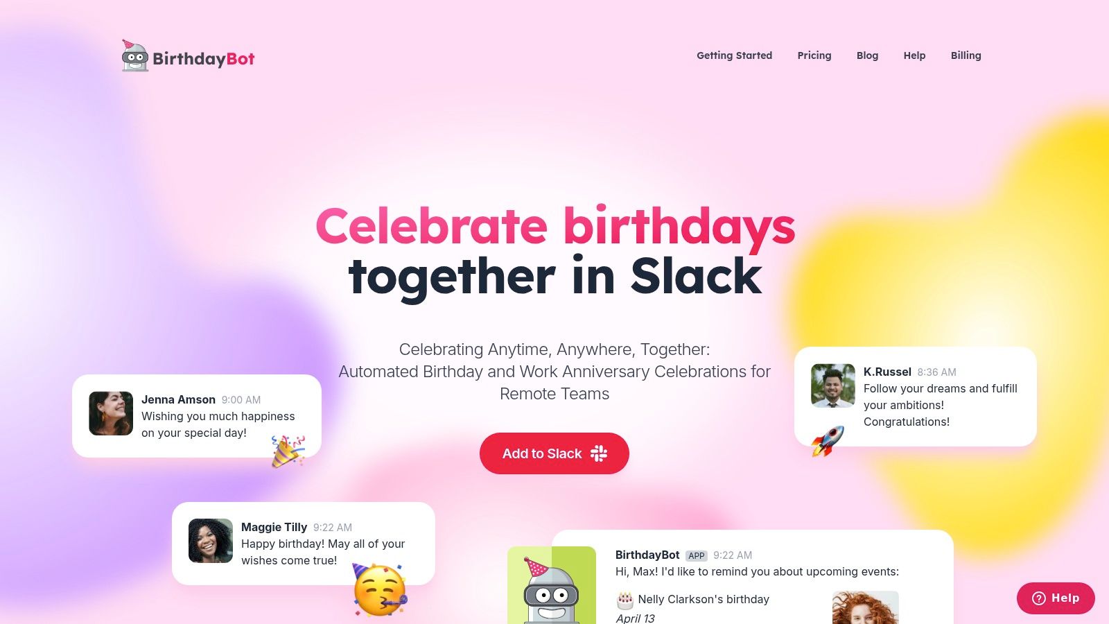BirthdayBot (official site)