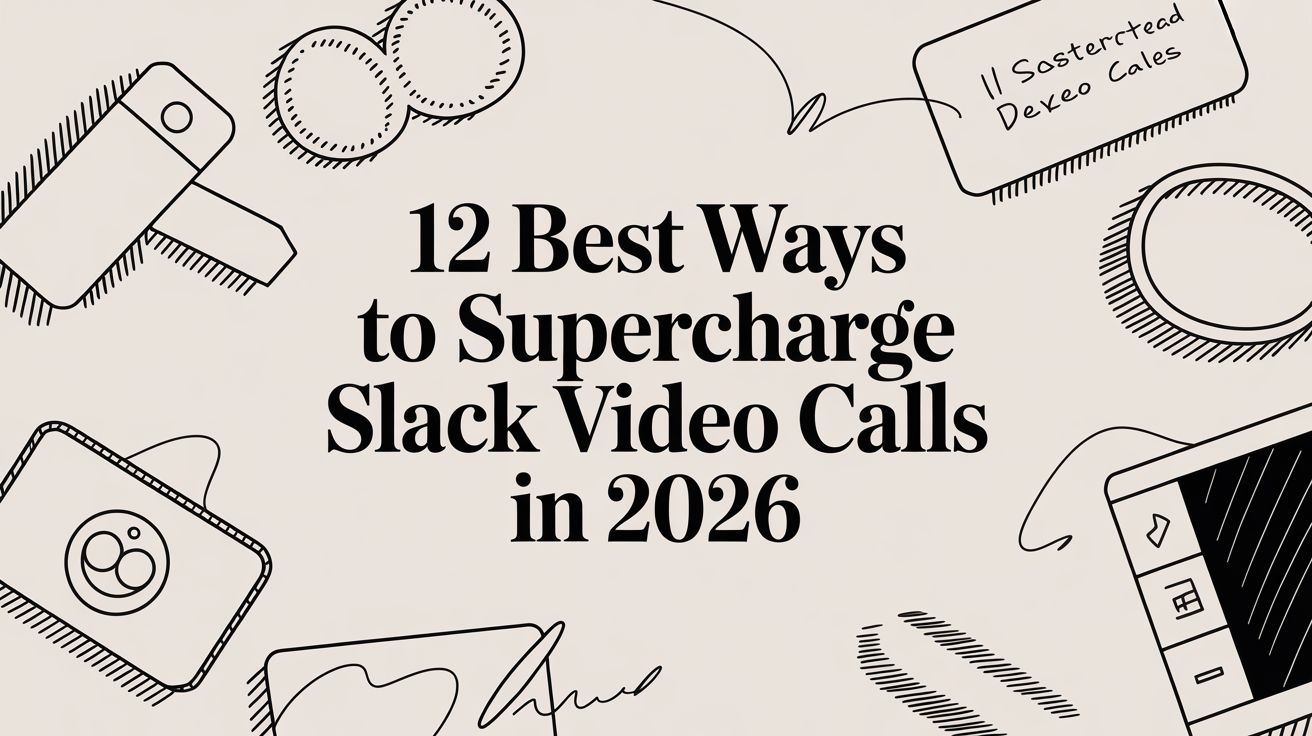 12 Best Ways to Supercharge Slack Video Calls in 2026