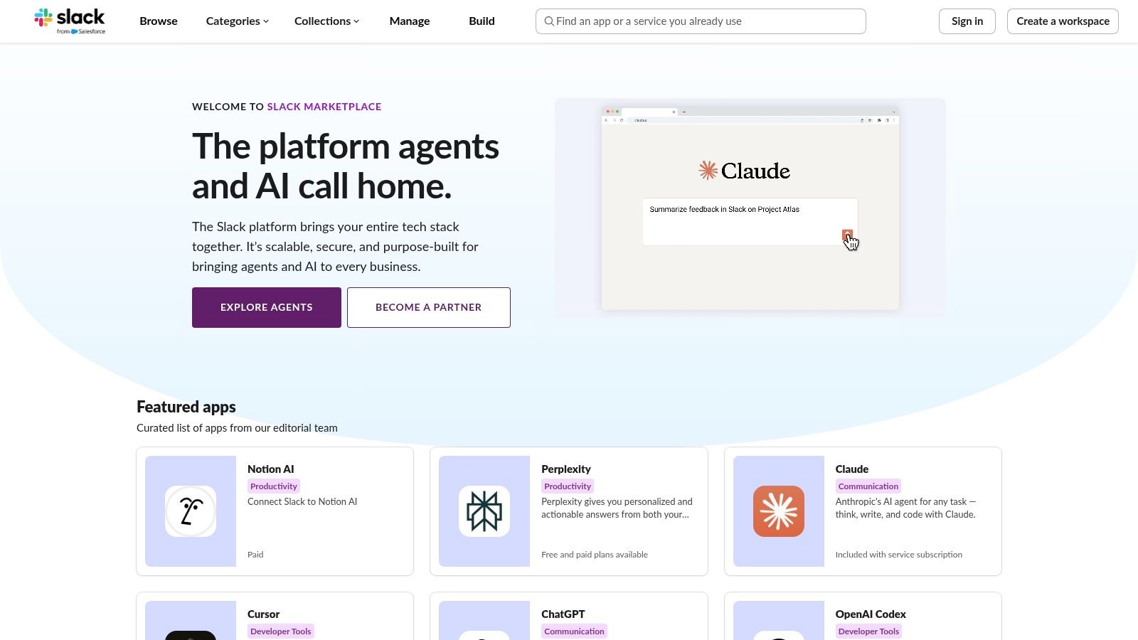 Slack Marketplace