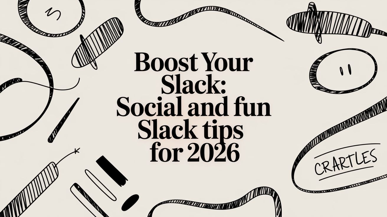 Boost Your Slack: social and fun slack Tips for 2026