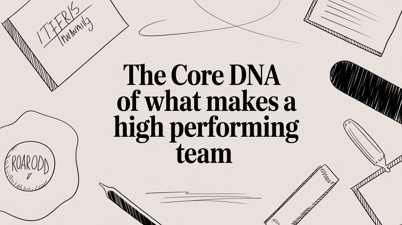 The Core DNA of What Makes a High Performing Team